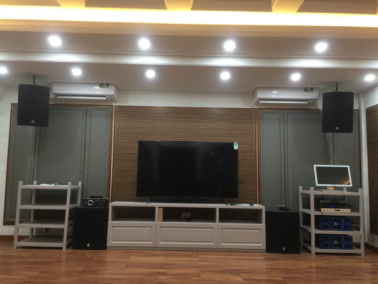 Hình ảnh phòng karaoke gia đình sử dụng loa karaoke Amate Audio cao cấp tại - Hà Nam